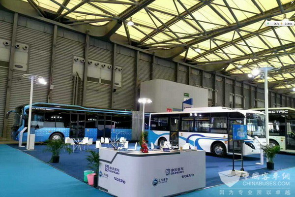 BUS EXPO 2017上?？蛙囌箌申沃客車展臺