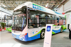 宇通10.5米氫燃料電池客車(chē)新品全球首發(fā)