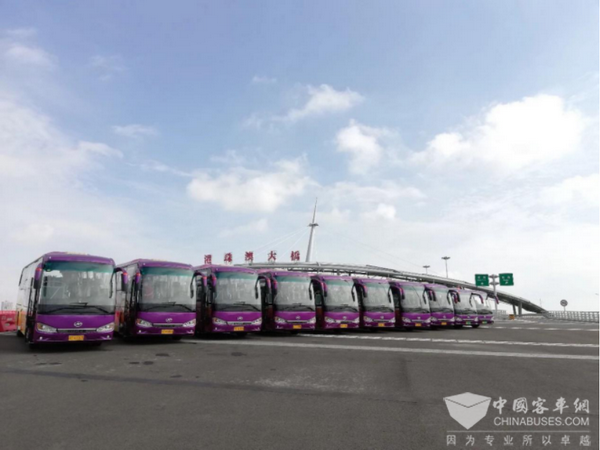 蘇州金龍海格客車服務港珠澳大橋