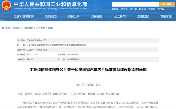 汽車芯片產(chǎn)業(yè) 標(biāo)準(zhǔn)體系 建設(shè)指南 支撐 引領(lǐng)作用