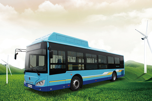 申龍SLK6119ULN5HEVZ公交車（天然氣/電混動國五10-38座）