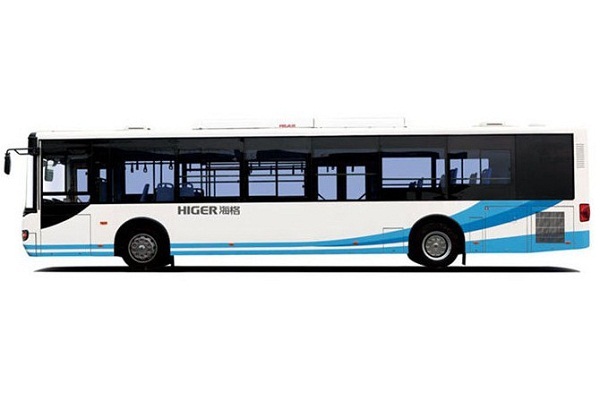 海格KLQ6129GAHEVC5B公交車（天然氣/電混動國五24-46座）