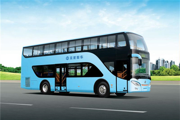 亞星JS6111SHCP雙層公交車（天然氣國五24-76座）