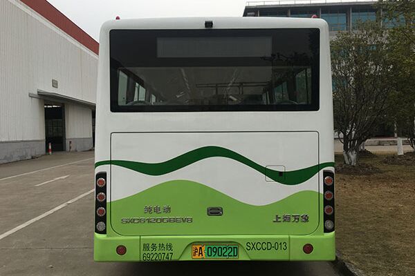 上海萬象SXC6120GBEV8公交車（純電動10-50座）