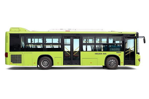 海格KLQ6109GAHEVC5K插電式公交車（天然氣/電混動國五24-39座）