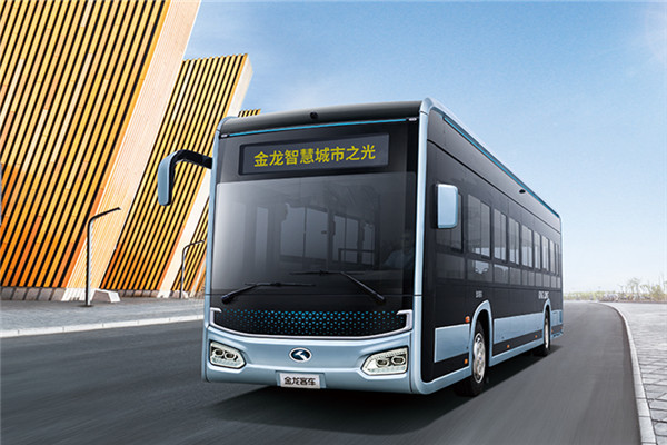 金龍XMQ6105AGBEVL1低地板公交車（純電動(dòng)19-33座）